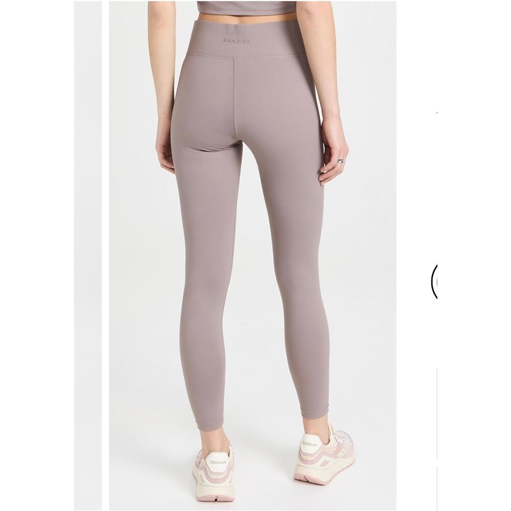Bandier Womens Center Stage Leggings Activewear Running Workout Taupe Size Small